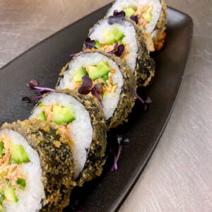 sushi frittiert sakekawa agemono