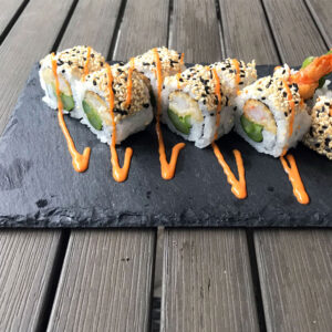sushi iom ebi asuparagasu